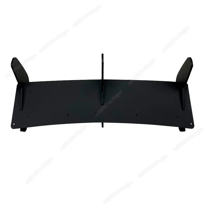 For VW Polo MK5 GTI 6R 6C Two Four Door Facelift 2010-2018 3 Fins Rear Bumper Diffuser Spoiler Splitter BodyKit ABS Black Tuning