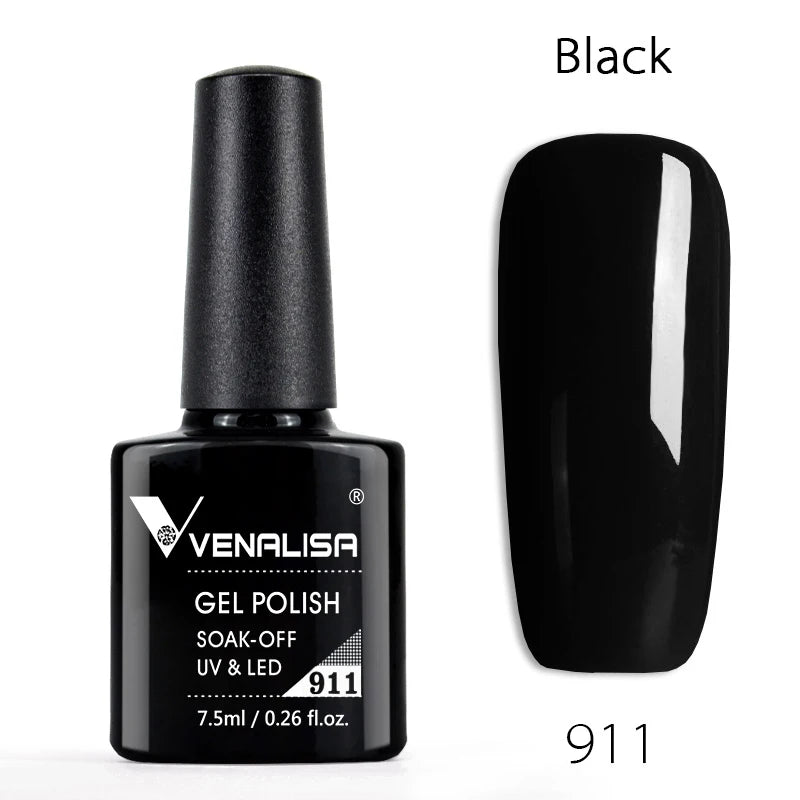 Venalisa Nail Gel Polish Semi Permanent Salon Quality TPO Free Glitter 7.5ml Soak off UV LED Nail Gel Varnish