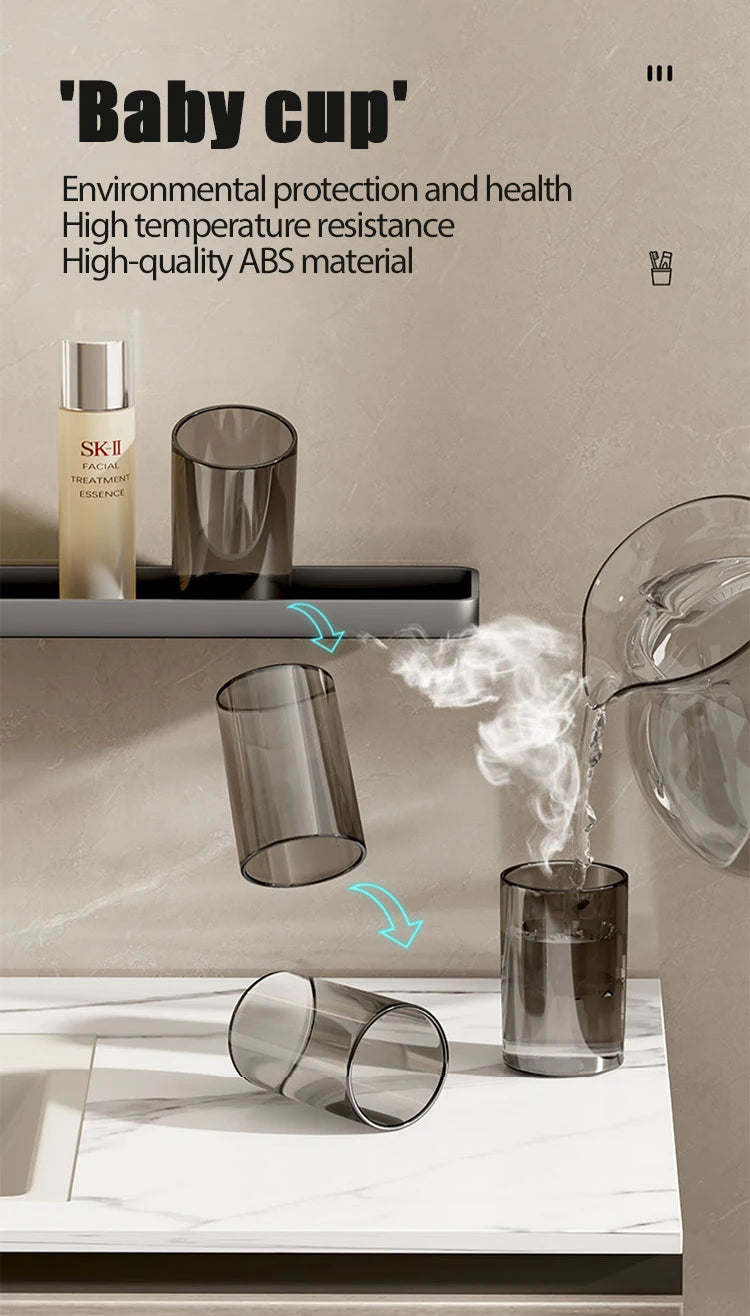 Toothbrush Holder Toothpaste Holder Electric Toothbrush Holder Space Aluminum Punch-Free Toilet Bathroom Shelf Rack
