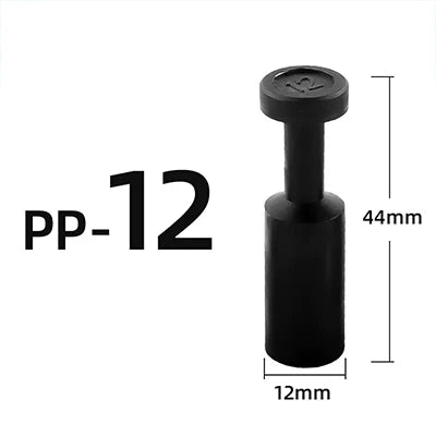 Pneumatic Connector Quick Plug Plastic Plug Pipe Plug PP PPF 4mm 6mm 8mm 10mm 12mm 14mm 16MM Air Hose Sealing Connector