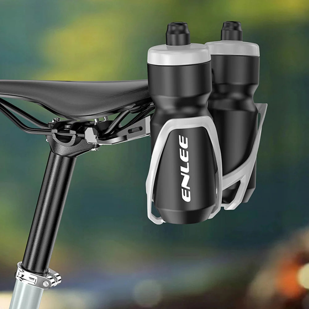 Bicycle Water Bottle Holder Adapter Lightweight Bike Saddle Bottle Cage Extension Bracket Cycling Rear Seat Kettle Mount Stand