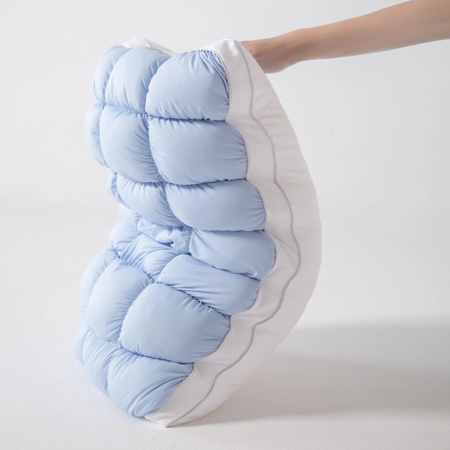 Guest Room Cloud Bread Puff Pillow Fluffy Quilted Dome Down Alternative Fill Nylon Shell Hotel Style Soft Pillow