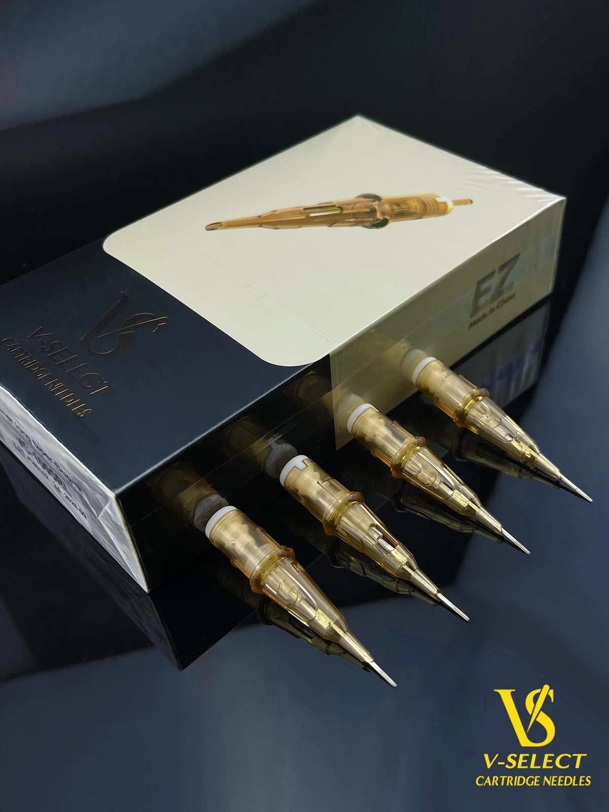 EZ V-Select Tattoo Cartridge Tattoo Needles #08 0.25mm #06 0.18mm Round Liner Micro Permanent Makup Tattoo Accessories20 Pcs/Box