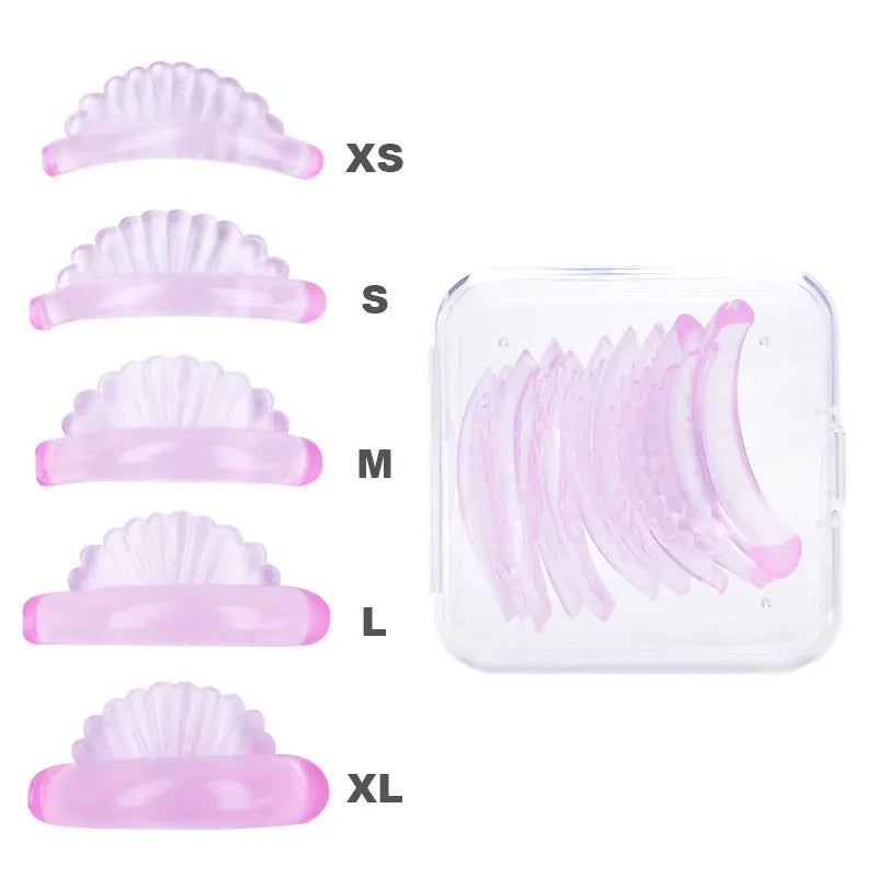 4/5/7 Pairs Silicone Eyelash Perm Pad Lifting Lashes Rods Shield Recycling 3D Eyelash Curler Accessories Applicator Makeup Tools