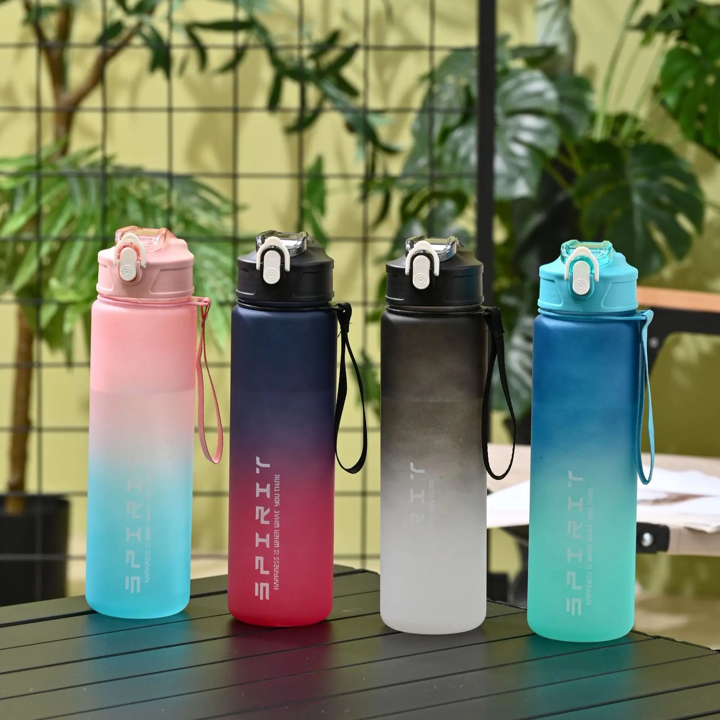 1PCS Hot Sale 750ML Sports Water Bottle Shaker Outdoor Travel Portable Leakproof Drinkware Plastic Drink Bottle BPA Free