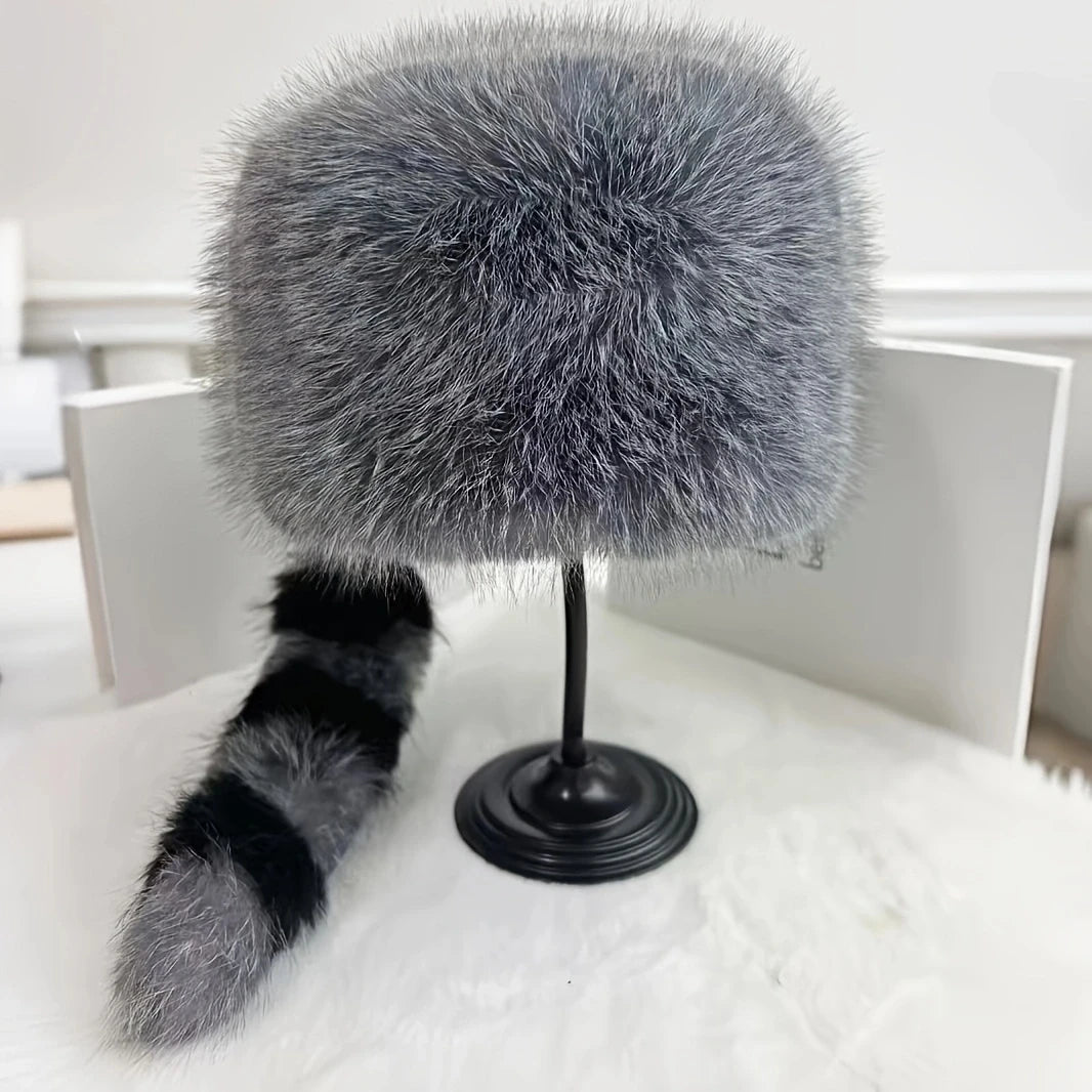Men's Winter Hat, Windproof and Warm Ski Ear Protection Hat, Lightweight and Warm with Fleece Lining, Suitable for Skiing, Hiking, and Everyday Cold Weather - Winter Accessory, a Must-Have for Skiing