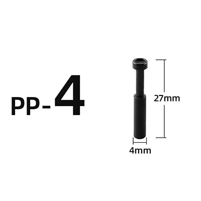 Pneumatic Connector Quick Plug Plastic Plug Pipe Plug PP PPF 4mm 6mm 8mm 10mm 12mm 14mm 16MM Air Hose Sealing Connector