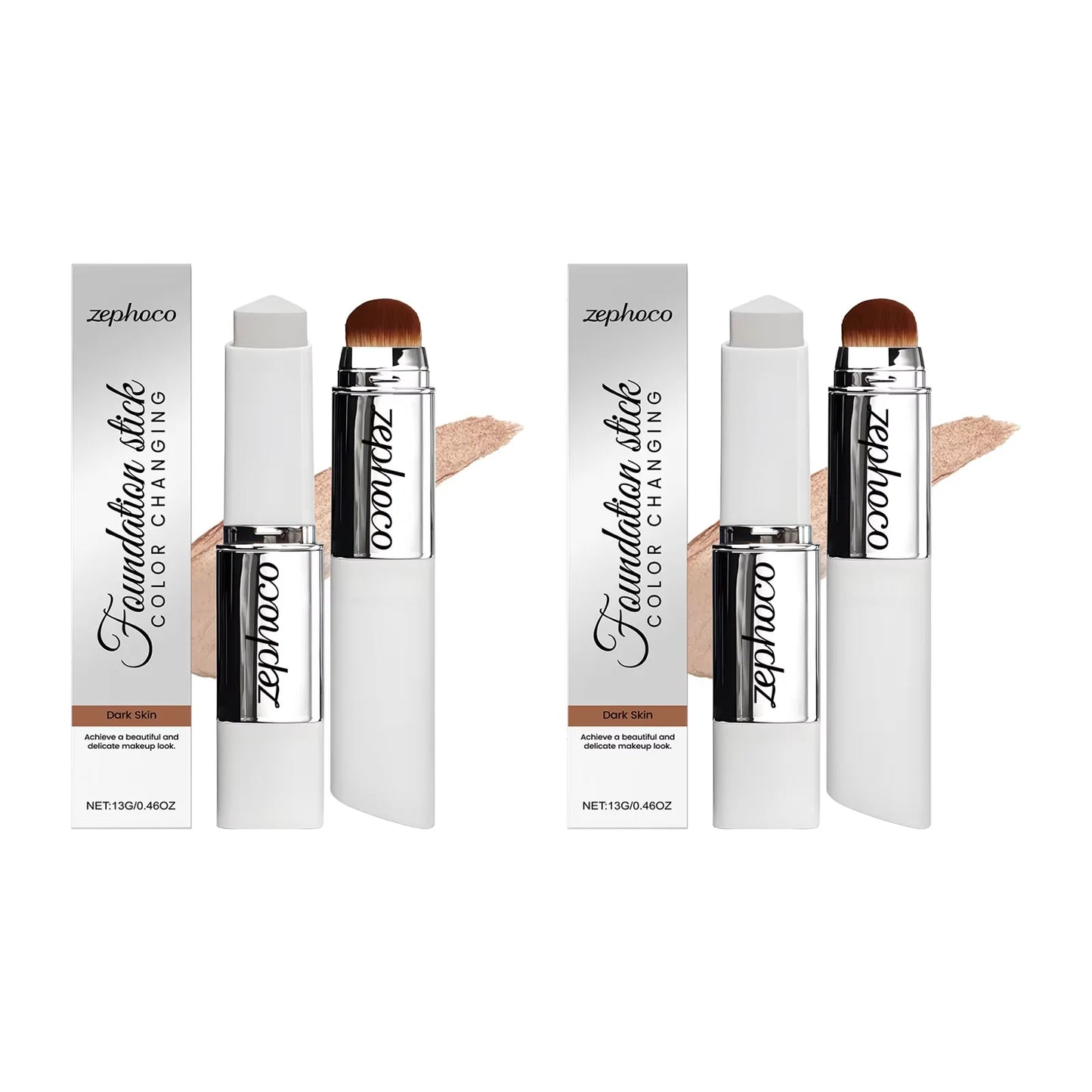 Foundation Stick Natural Persistent No Trace Makeup Feeling Even Skin Tone Invisible Pores Decorate Fine Lines Concealer Stick