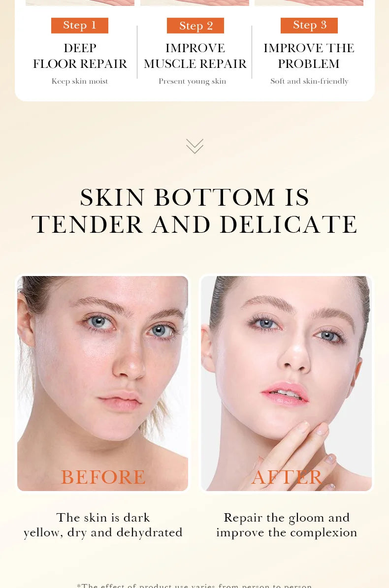 BIOAOUA Oligopeptide Face Freeze-dried Powder Set Sensitive Skin Moisturizing and Smoothing Hyaluronic Acid Essence