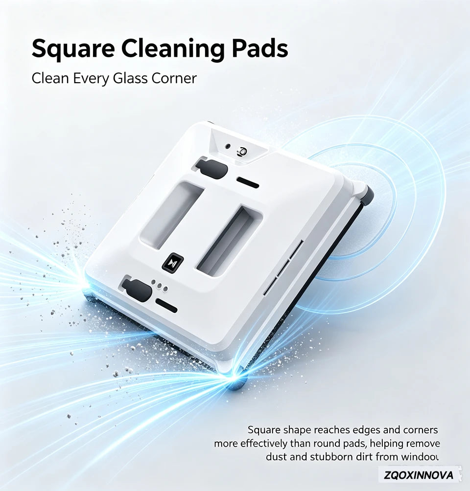55 Newton UPS Vacuum Cleaner Electric Glass Washer with Smart Home Appliance Smart Floor Mops Electric Window Cleaning Robot