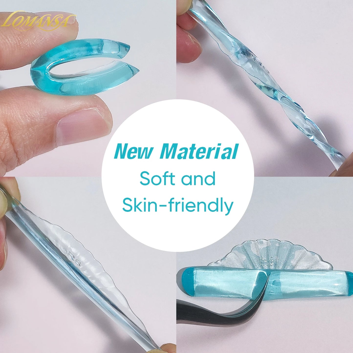LOMANSA C Curl 6 Size Silicone Eyelash Perm Pads Sticky Lashes Rods Shield Lifting 3D Eyelash Curler Accessories Makeup Tool