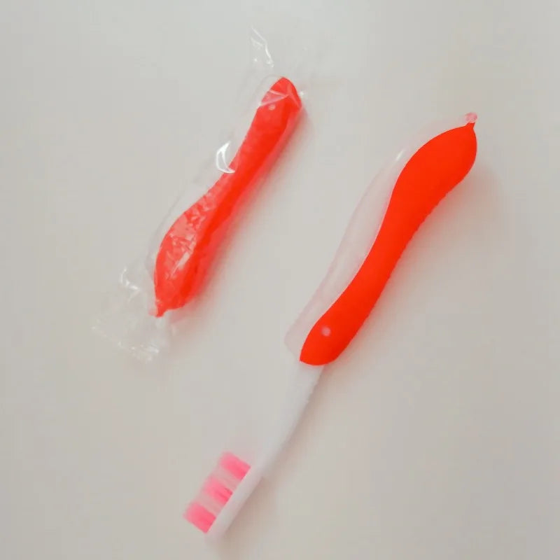 Hygiene Oral Portable Disposable Foldable Travel Camping Toothbrush Hiking Tooth Brush Tooth Cleaning Tools