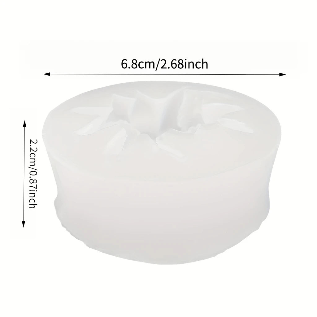 1 Piece 3D Elegant Rose Silicone Mold - Reusable Flexible Mold for Candles, Resin Art, Handmade Soap and Clay Making, Delicate Petal Design, Home Decoration, Valentine's Day Gift, Floral Shapes, Special Gift for Craft Enthusi