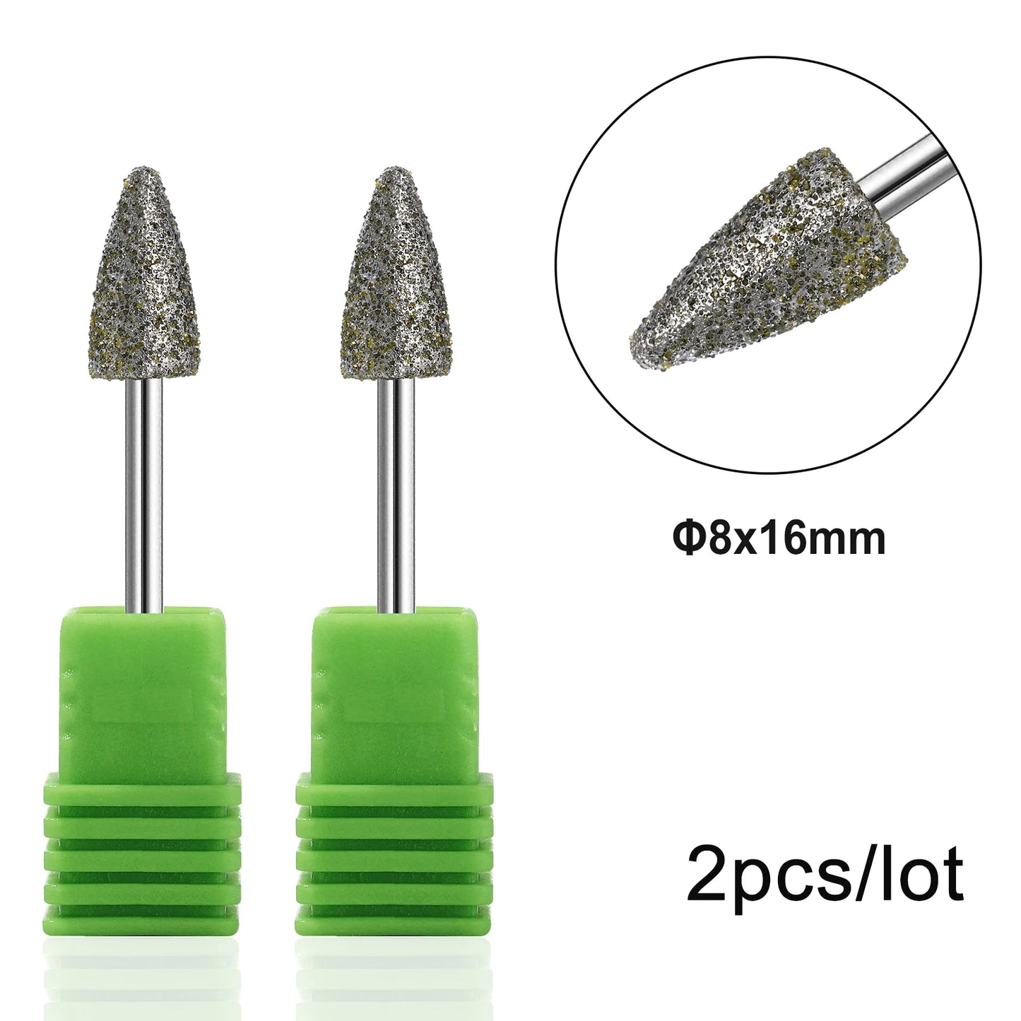 Diamond Nail Drill Bit Sanding Band Rotary Burr Foot Rasp Cuticle Cutters for Manicure Pedicure Disc Nozzles Tool Accessories
