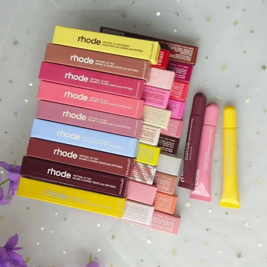 New Rhode Mulit Color Lip Gloss Colada Honey Mango Macadamia Butter Non-Fading Waterproof Moisturizing Shimmer Makeup Lip Stick