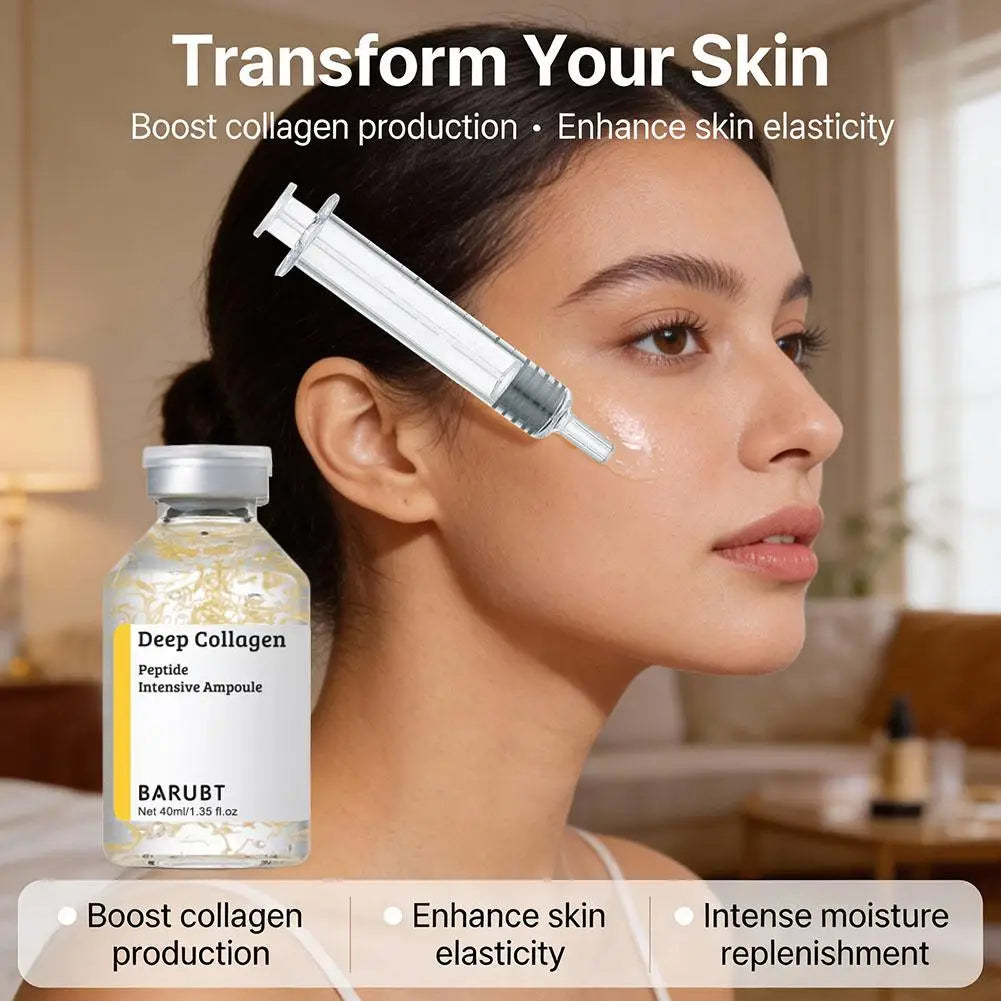 Deep Collagen Peptide Intensive Ampoule Essence Revitalizing Deep Moisturizing Glow Boosting Firming Nourishing Korean Skin Care
