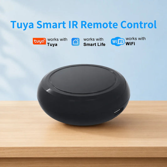 YFK Tuya WiFi IR Controller Smart Devices Voice Control Smart Home Control Panel Residential Automation Compatible Alexa