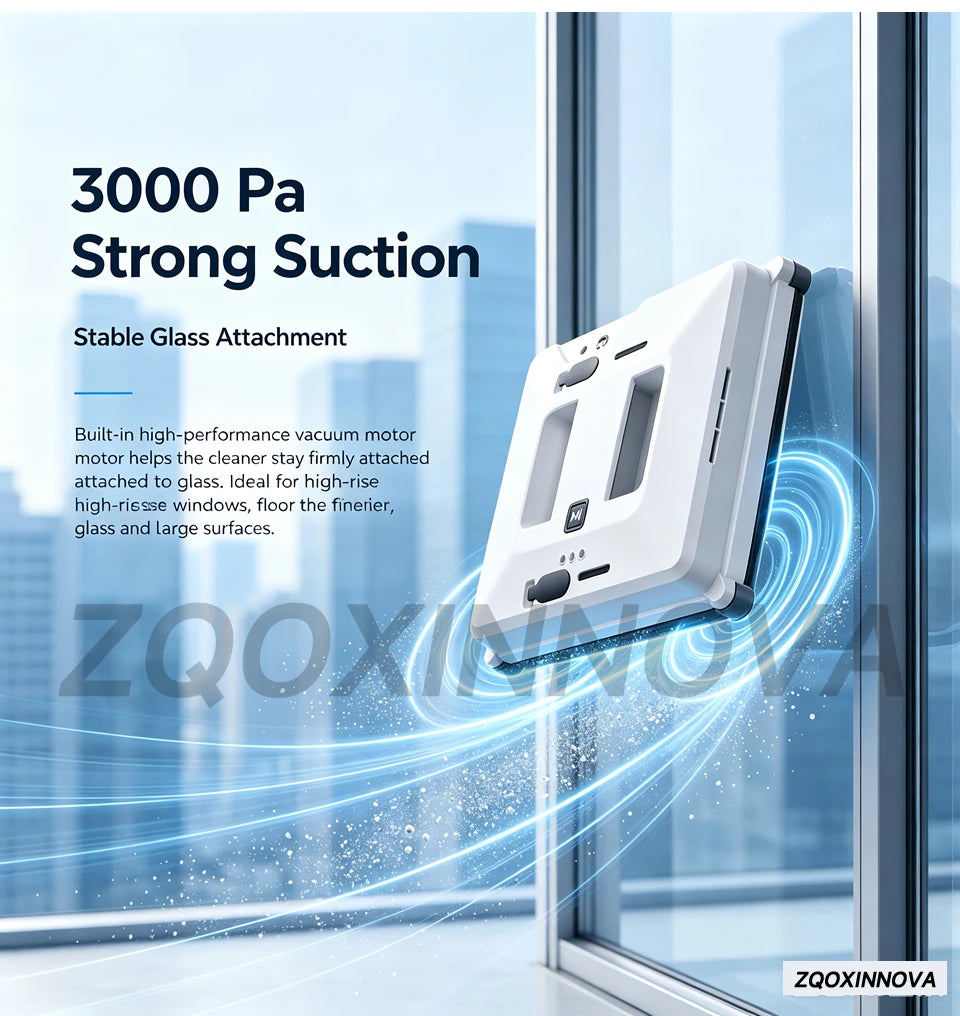 55 Newton UPS Vacuum Cleaner Electric Glass Washer with Smart Home Appliance Smart Floor Mops Electric Window Cleaning Robot