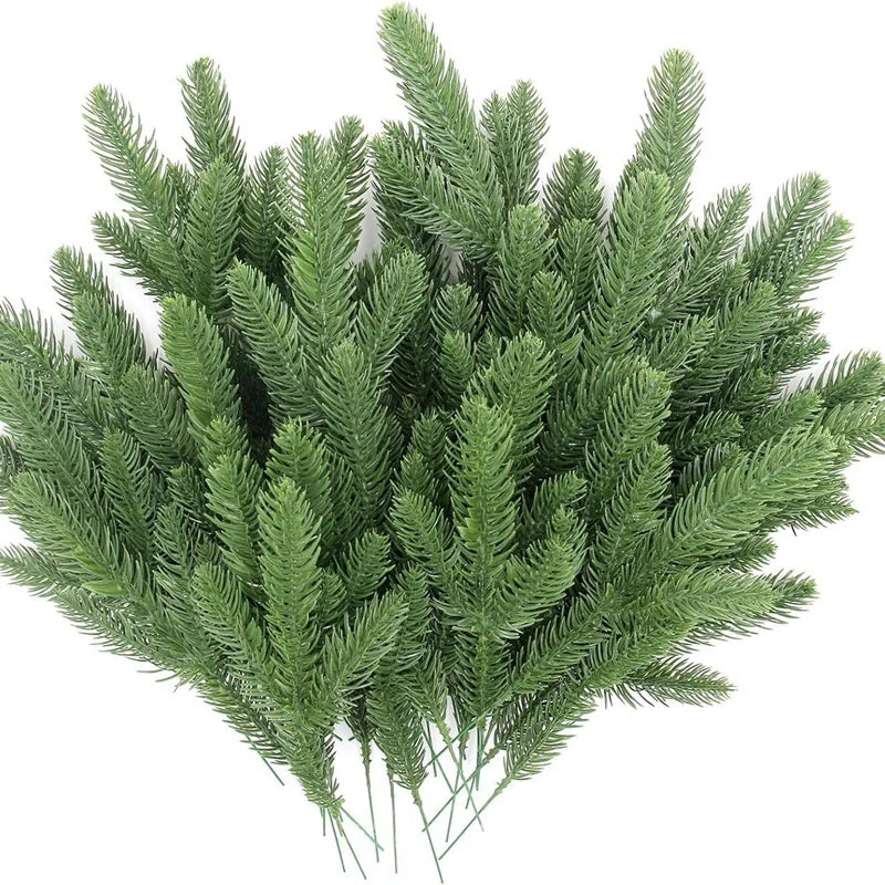 5/10Pcs Green Leaves Plastic Grass Wedding Bridal Material Household Products Artificial Plants Christmas Home DIY Decoration