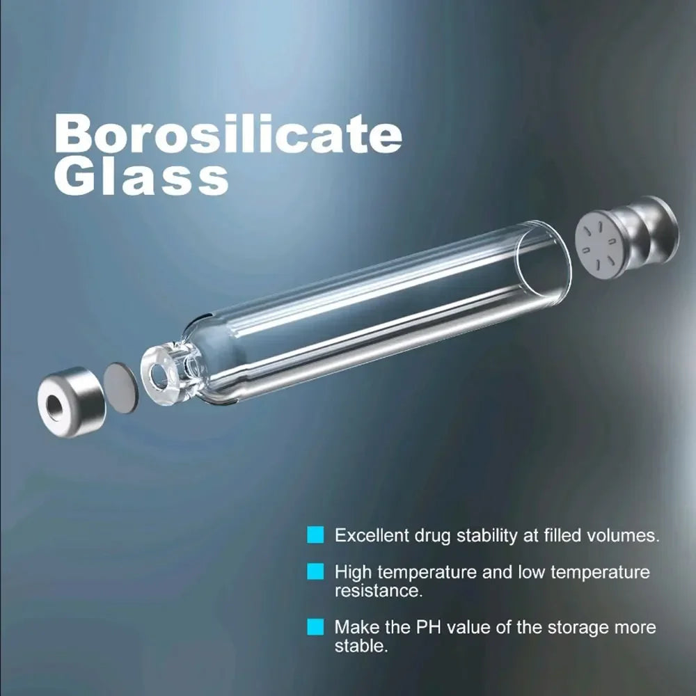 3ml Sterile Cartridge Bottle Individually Packaged Disposable Injection Pen Cartridge Vial for Injector Device Sterile Sealed