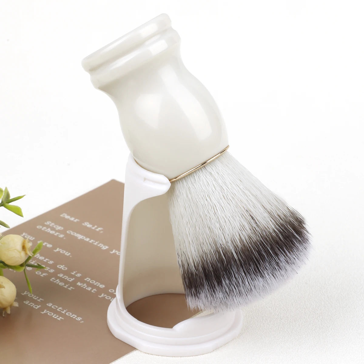 Beard Shaving Brush Makeup Brushes 1pcs Wooden Handle Bristle Hair Salon Barber Soap Foam Shave Men Facial Cleaning Tools