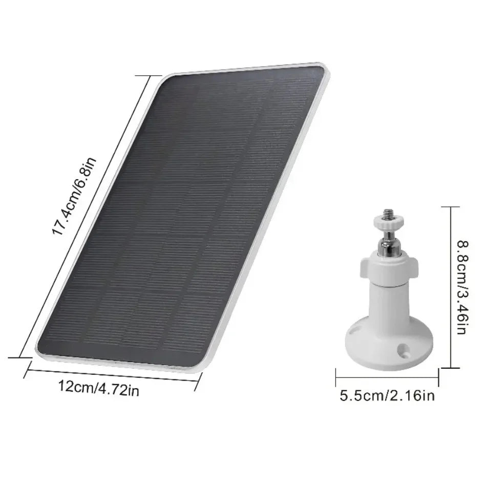 Type-C Solar Cells Charger Solar Panels 10W 5V Solar Panel Micro for Security Camera Small Home Light System Power Supply