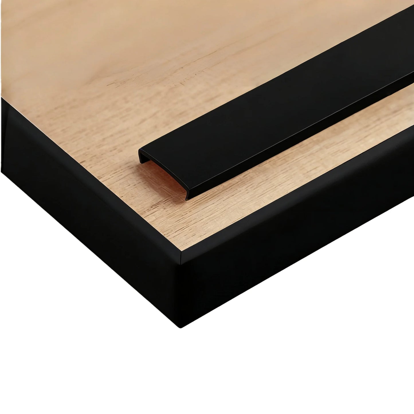 1PC U-shaped Self-Adhesive Edge Trimming Strip - A Flexible Wood Edge Protector Suitable for Countertops, Cabinets, Tables,