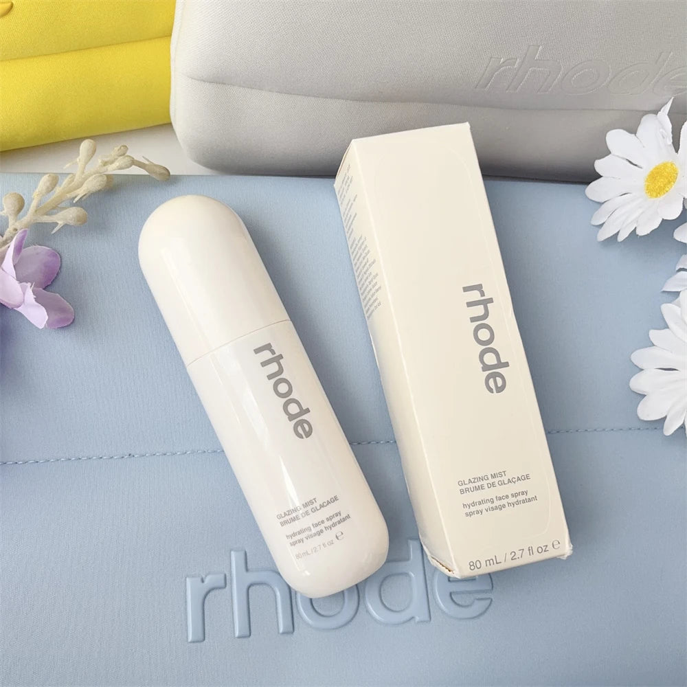 Rhode New Lip Stick Lip GlossesPocket Blush Lip Cheek Hydrating Glazing Mist Natural Rouge Powder Blush Cream Cheek Makeup Bag