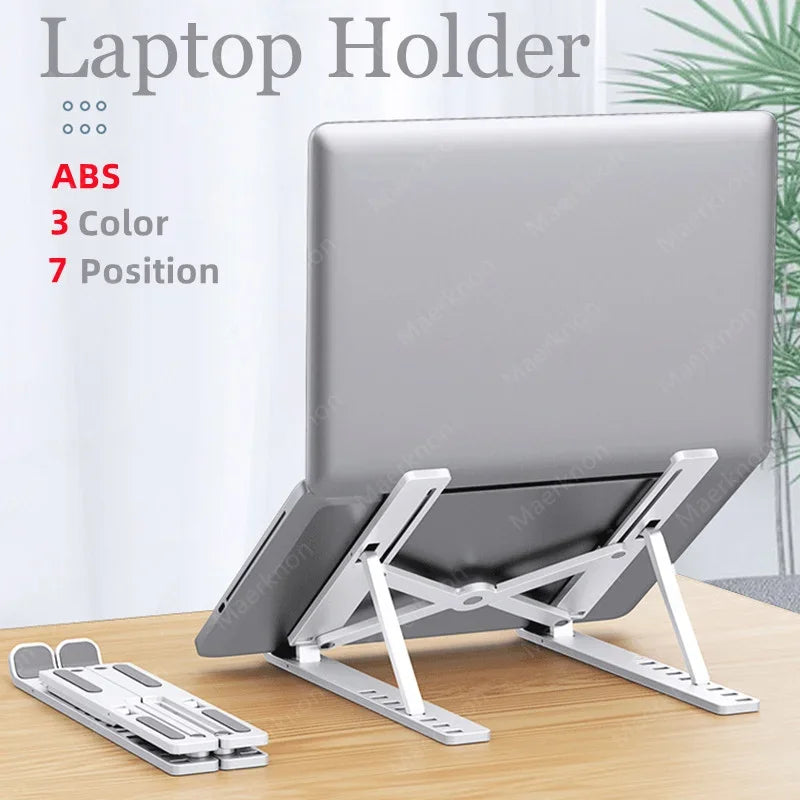 Laptop Stand Portable Foldable Notebook Bracket Adjustable Computer Monitor Holder For Macbook Air iPad Tablets Base Accessories