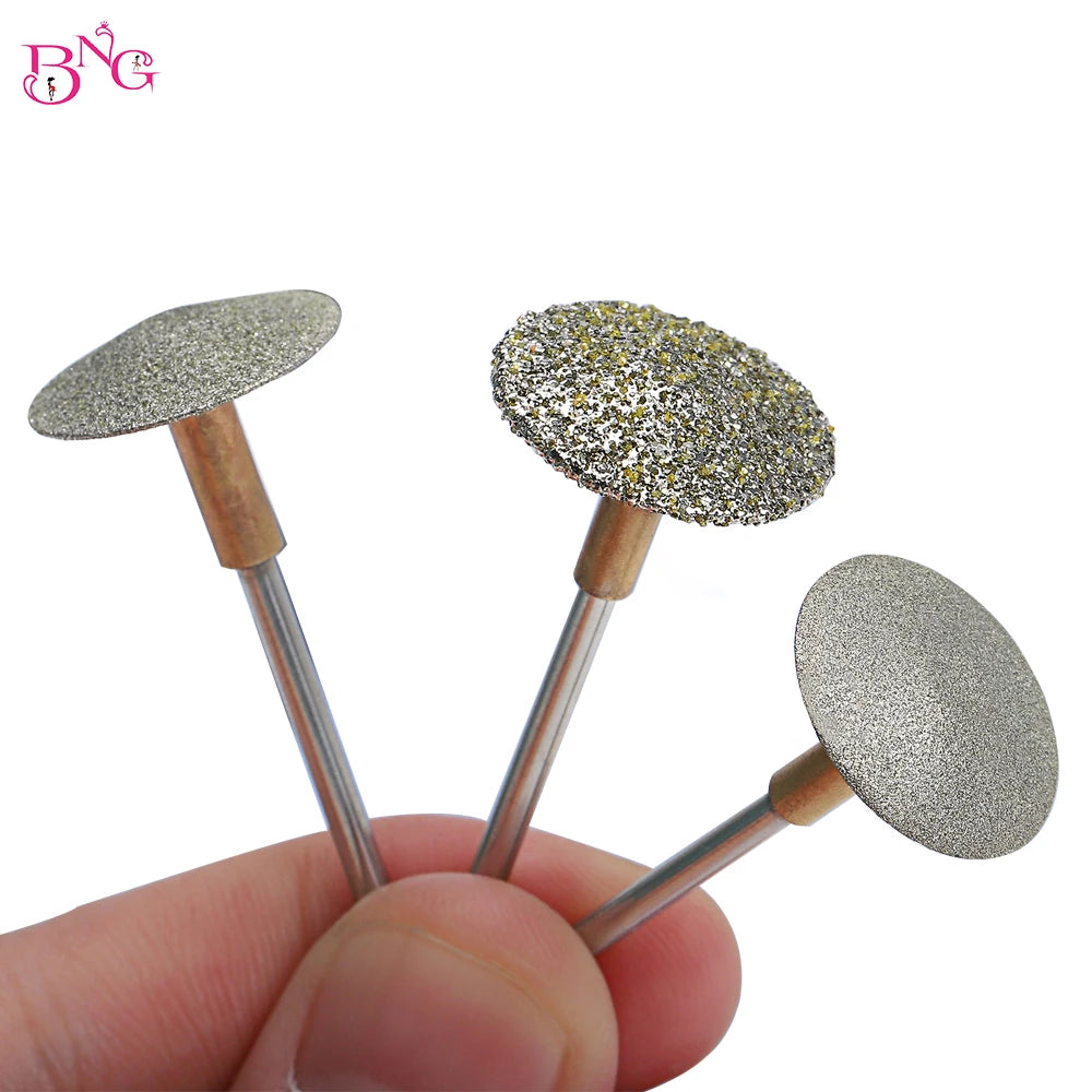 Diamond Nail Drill Bit Sanding Band Rotary Burr Foot Rasp Cuticle Cutters for Manicure Pedicure Disc Nozzles Tool Accessories