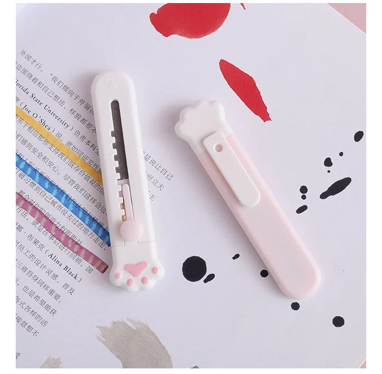 1 Piece Lytwtw's Art Cutter Cartoon Utility Knife Student Art DIY Tools Creative Stationery School Supplies