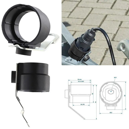Universal Trailer Plug Holder For 7/13-Pin Connectors ABS Bracket Parking Cover Trailer Plug Accessories Dropshipping