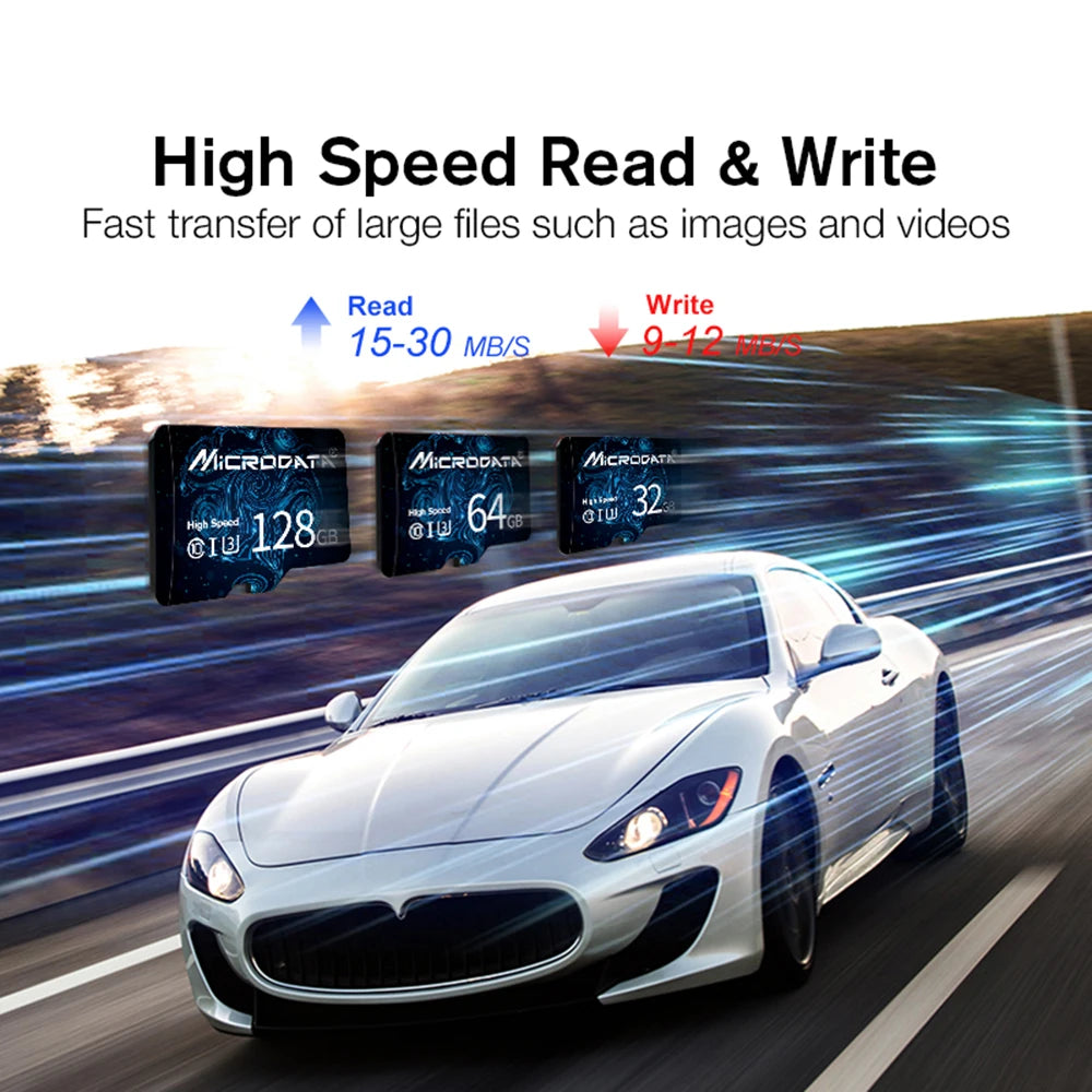 High Quality Memory Card Micro TF SD Card 128GB Class 10 TF Card 64GB 32GB 16GB 4GB 8GB External Pen Drive Flash Memory Disk
