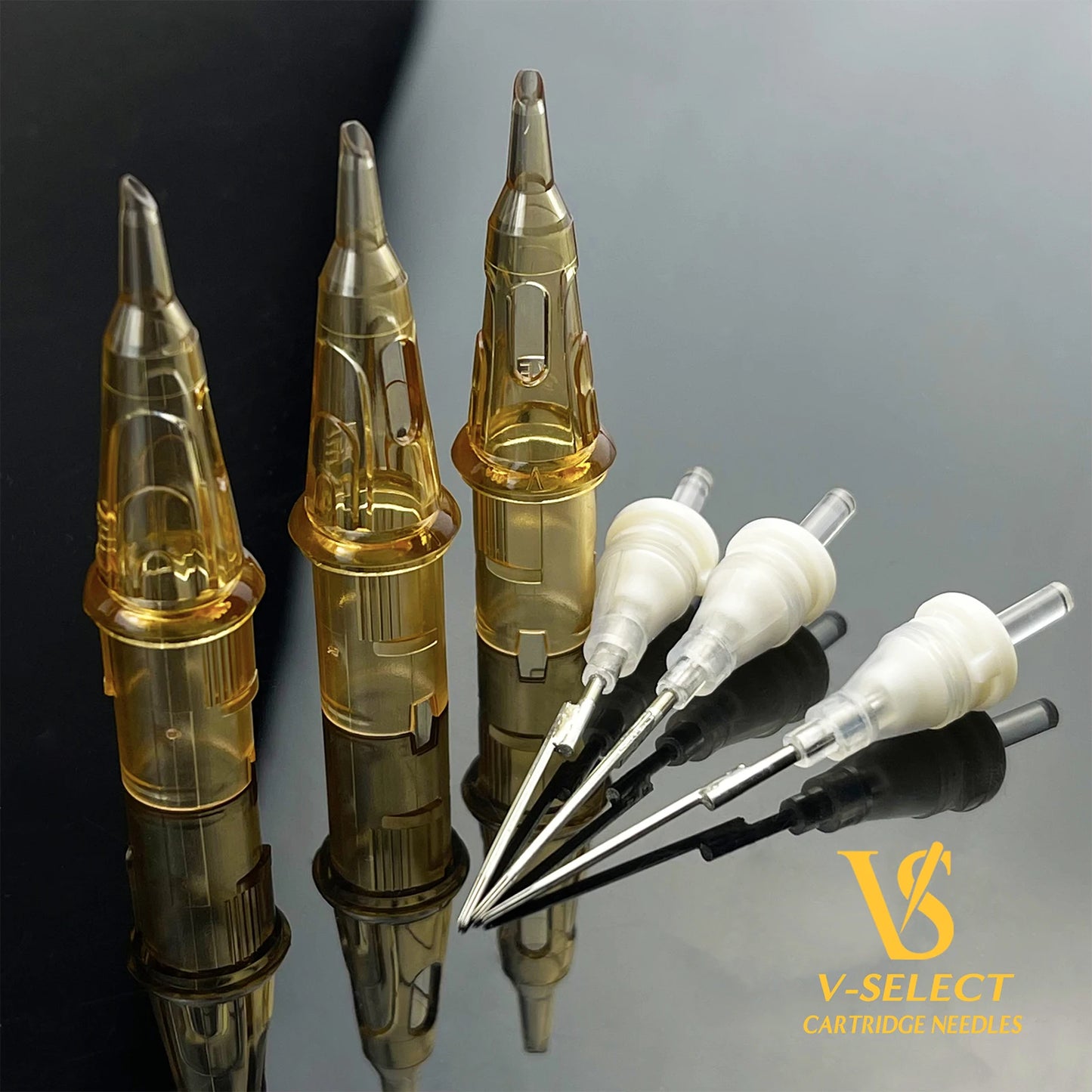 EZ V-Select Tattoo Cartridge Tattoo Needles #08 0.25mm #06 0.18mm Round Liner Micro Permanent Makup Tattoo Accessories20 Pcs/Box