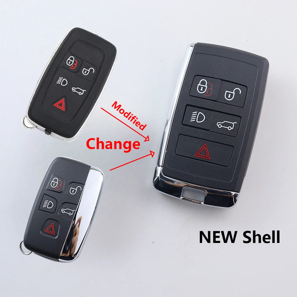 For Jaguar Land Rover Evoque Discovery 4 Evoque F-Pace F-Type XE XF XJ Freelander for  Car Key Shell Key Housing Fob Case Modify