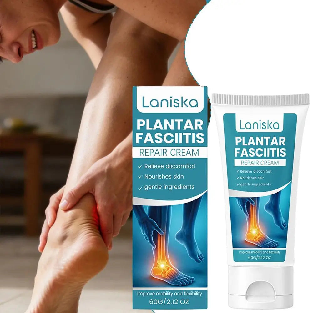 Natural Plantar Fasciitis Relief Cream for Heel Spurs Achy Feet Treatment Legs Gel Cream Cooling Refreshing Moisturizing Care