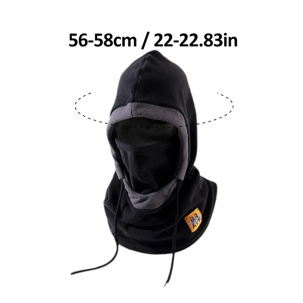 Winter Warm Hat with Mask and Neck Warmer 3-in-1 Windproof Balaclava for Men Women Masked Hat Cycling Cold Weather Protection