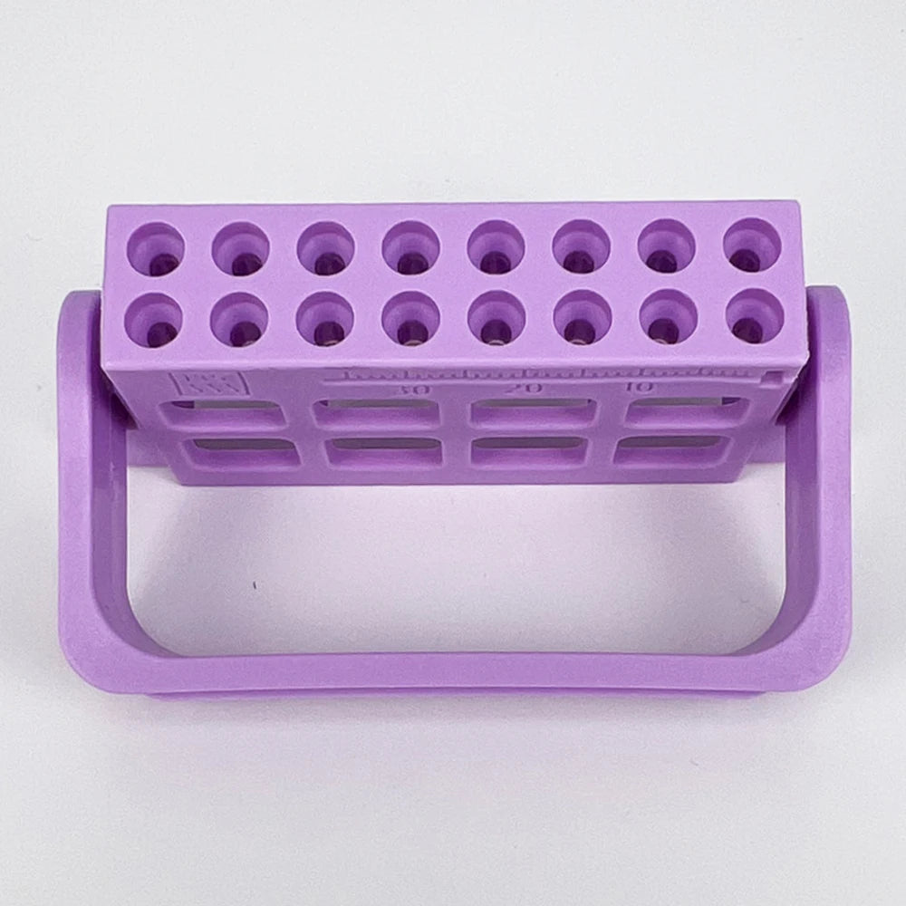 PIORPOY 8/16 Holes Dental Endo Root Canal File Holder Dispenser Block For Dentistry Files Drills Organizer Dentist Instruments