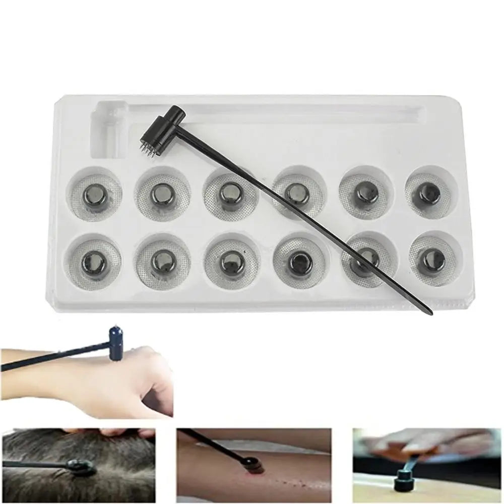 to Use for Home Use Plum Blossom Dermal Hammer 7 Star Needle Seven Star Needle Set Dermal Needle Bloodletting Needle for Beauty