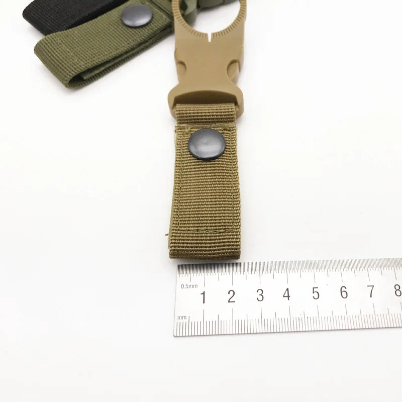 14/2/1pcs Portable Webbing Buckle Hook Water Bottle Clip Durable Nylon With Safety Multi-Color Buckle For Camping Hunting Sports
