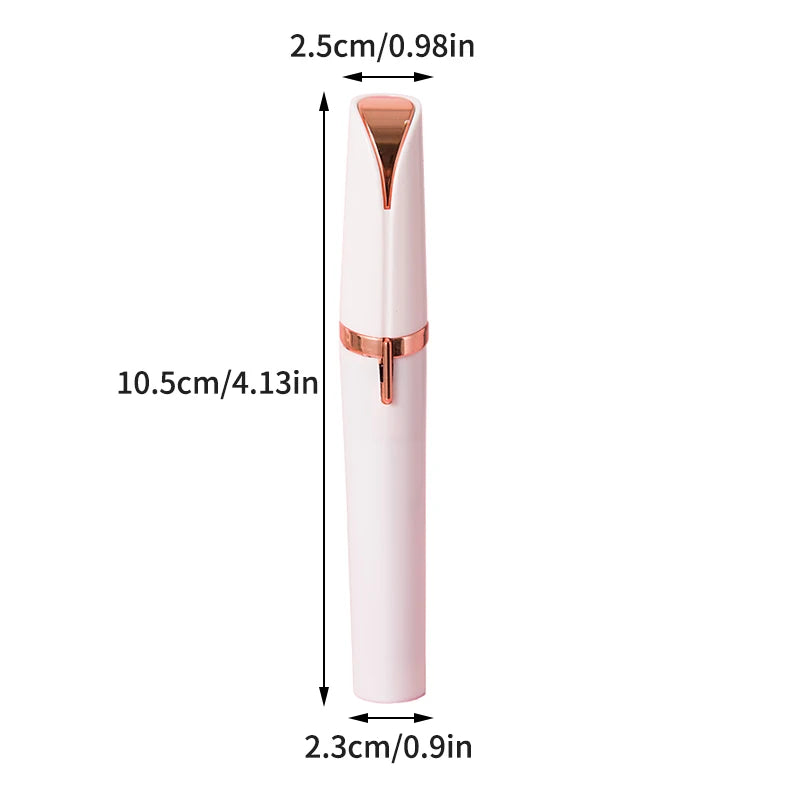 Electric Eyebrow Trimming Tool For Beginners Automatic Electric Eyebrow Trimmer Nose Hair Shaving Brush Scraper 1pc