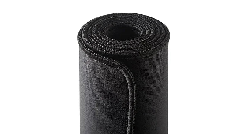Alfombrilla de ratón Xxl para sala de juegos, alfombrilla de ratón negra de larga velocidad, decoración grande para mesa