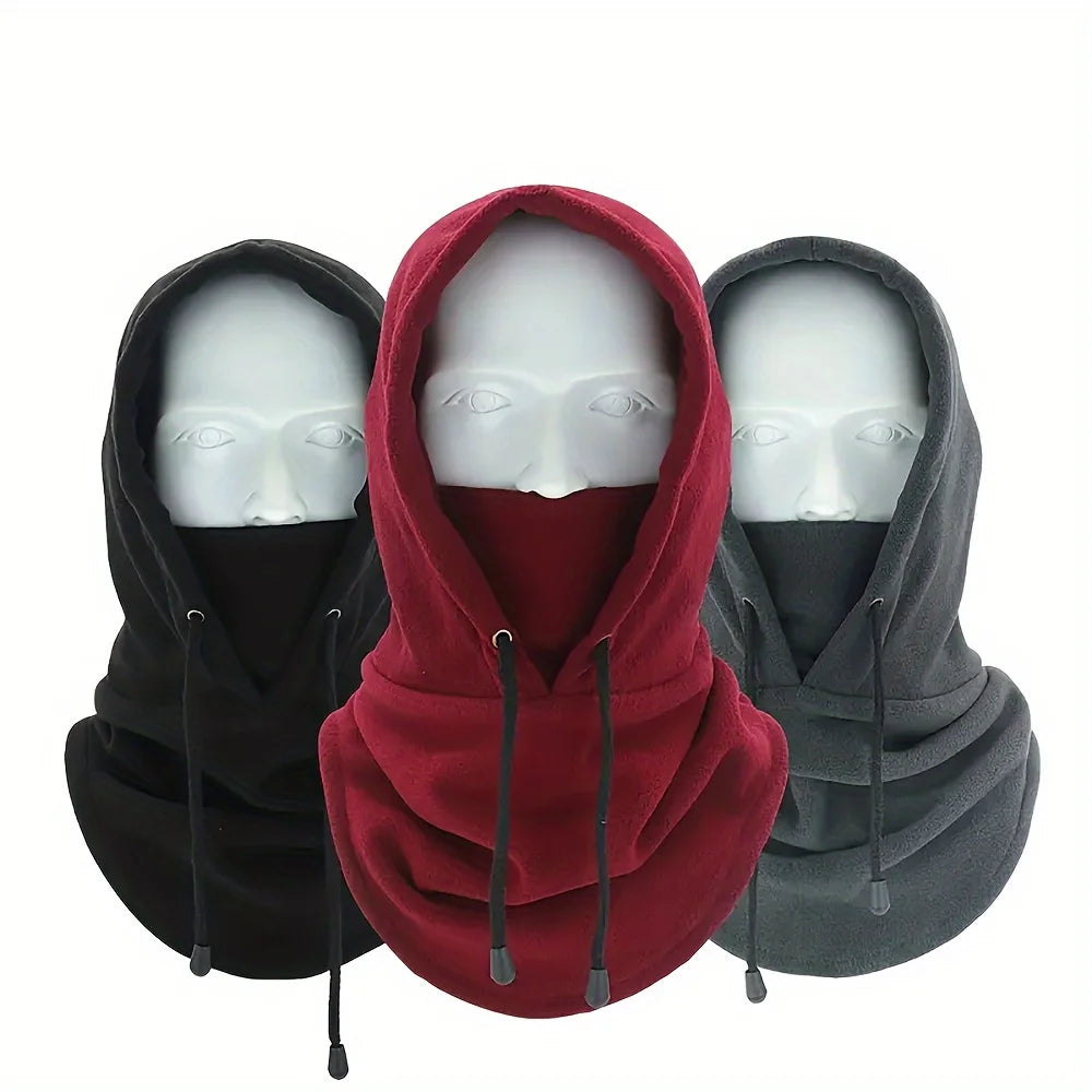 Winter Balaclava Set, Windproof Warm Hat for Outdoor Cycling and Skiing with Neck Warmer – Perfect Gift for Christmas/Halloween/
