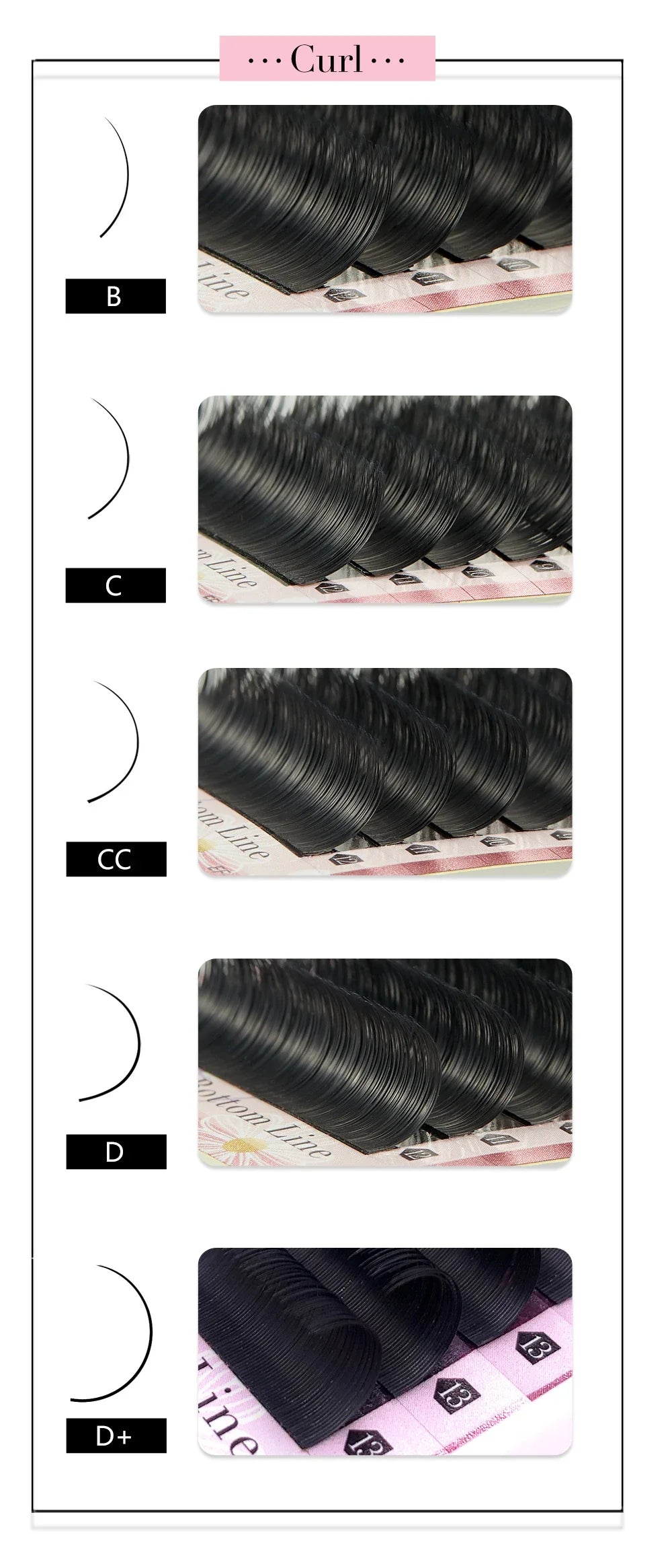 Yelix Flat Ellipse Eyelashes Split Tips Lashes 0.15mm 0.20mm Black Color False Eyelashes Super Soft Natural Eyelash Extension