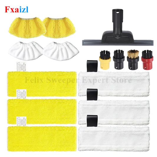 【New】Microfiber Mop Cloths For Karcher Easyfix C1 SC2 SC3 SC4 SC5 SC7  Handheld Vacuum Cleaner Pad Cover Steam Mop Accessories