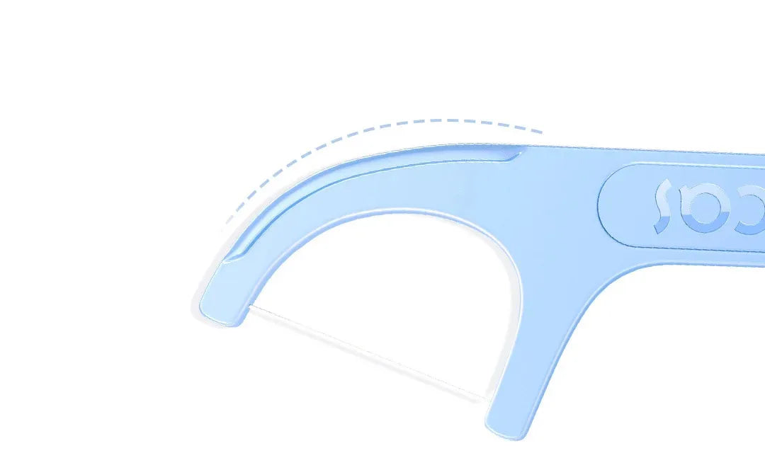 300pcs SOOCAS Professional Dental Flosser Ergonomic Design Food Grade-New/Old Versions Delivered Randomly