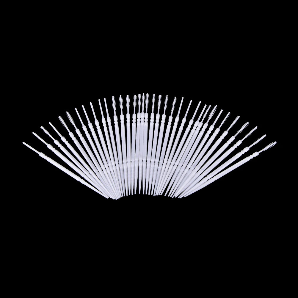 1100 Sticks/box Pale toothpicks 2-way Interdental toothbrush Pick Plastic Dental Picks Mouth hygiene 6.5 Cm Toothbrushes