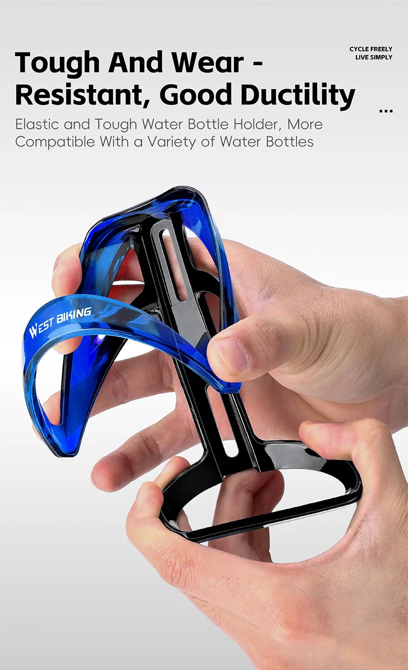 WEST BIKING Bicycle Bottle Cage Lightweight High Toughness Cycling Water Bottle Holder Drink Cup Stand MTB Road Bike Accessories