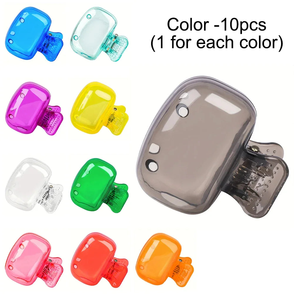 Travel Toothbrush Cover Case Waterproof Protective Cap with Clip Portable Brush Head Protector for Home & Trips