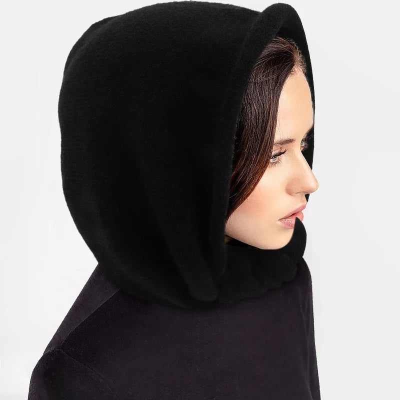 Fashion Women Winter Scarf Hat Set Knitted Cap Warm Balaclava Skullies & Beanies